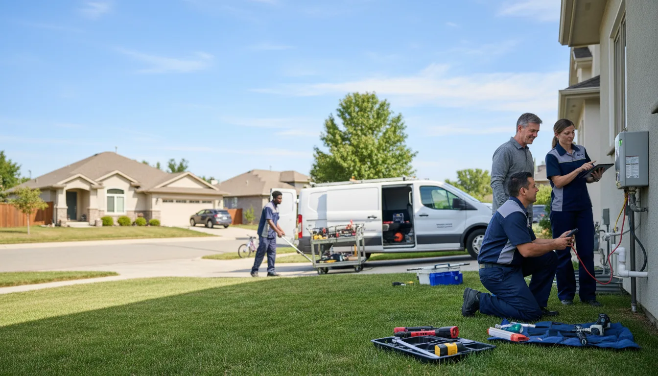 Tankless water heater service in Roy, WA